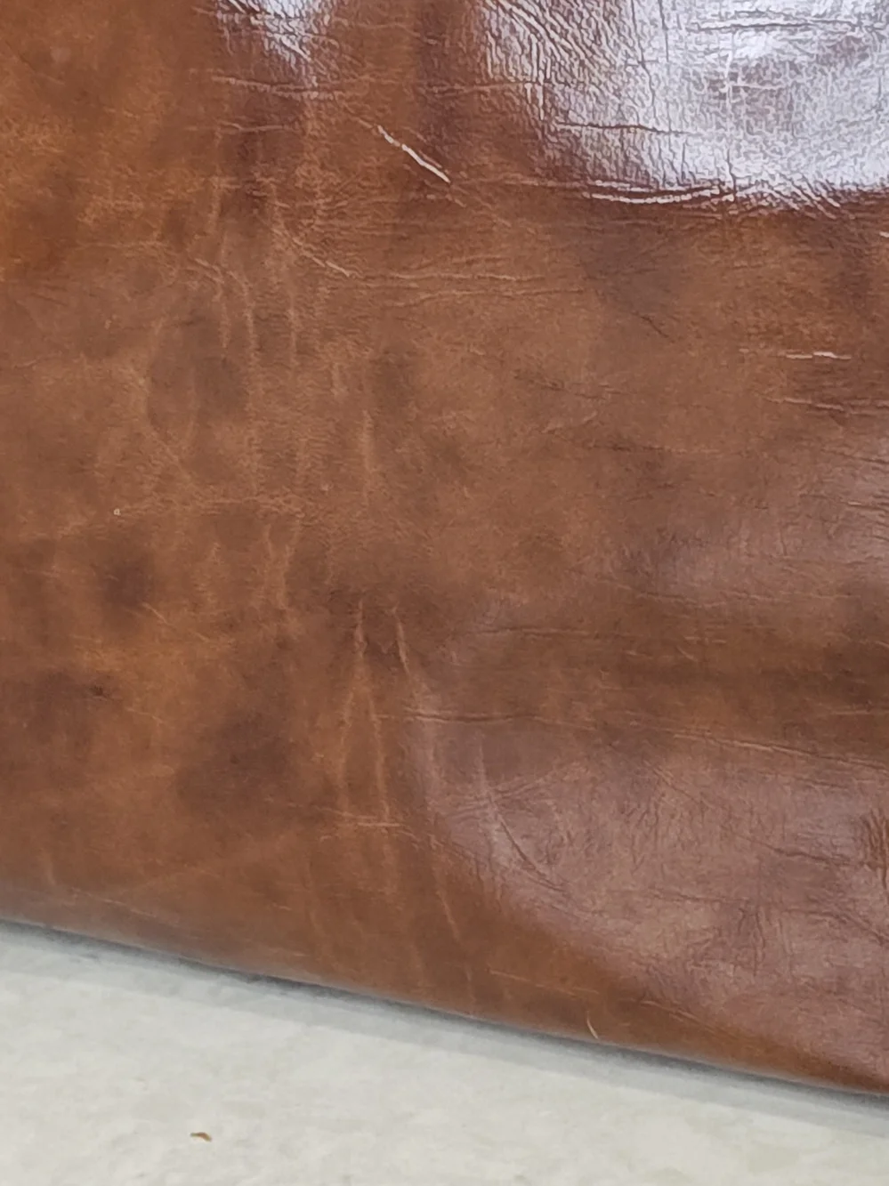 Vintage JR GENUINE Leather Bag Brown